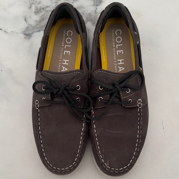 Cole Haan Men's Dark Brown Boat Shoes size 9 - Picture 1 of 8